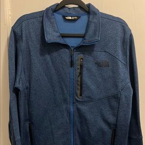 Northface men’s medium blue zip up